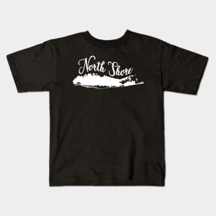 North Shore Script (Dark Colors) Kids T-Shirt